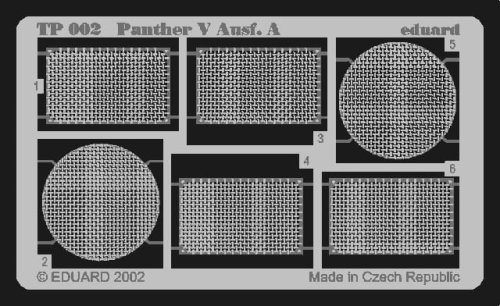 Go to product EDUARD TP002 - 1:35 Panther Ausf.A