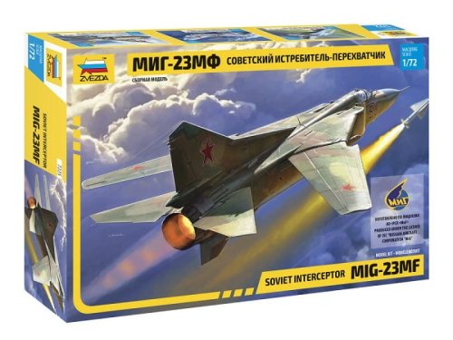 Go to product Zvezda 7225 - 1:72 MiG-23MF Soviet Interceptor
