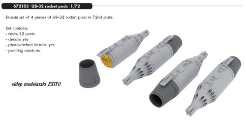 Go to product EDUARD 672103 - 1:72 UB-32 rocket pods