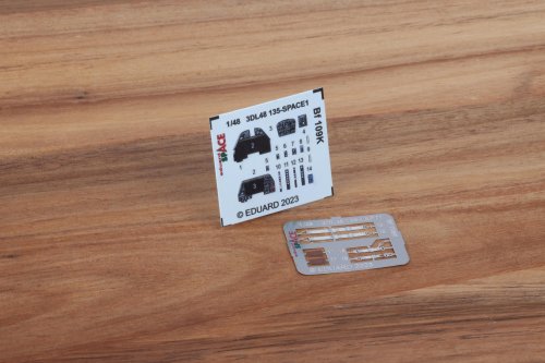 Go to product Eduard 3DL48135 - 1:48 Bf 109K Space 3D Decals + PE