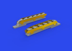 Eduard 648913 - 1:48 Bf 109K-4 exhaust stacks Print 3D