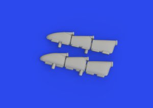 Eduard 648898 - 1:48 Hurricane Mk.I exhaust stacks Print 3D