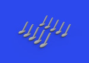 Eduard 648894 - 1:48 Bf 109 balance weights Print 3D