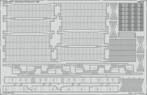 Go to product Eduard 53297 - 1:350 USS Nimitz CVN-68 part 3