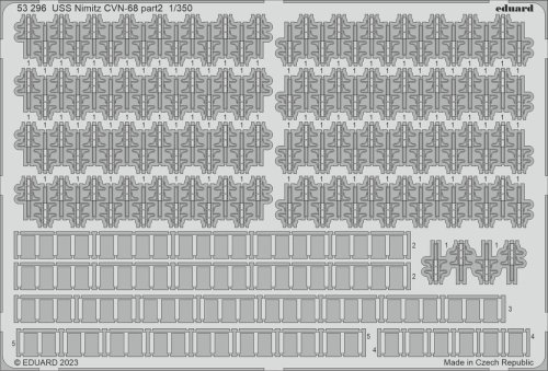 Go to product Eduard 53296 - 1:350 USS Nimitz CVN-68 part 2