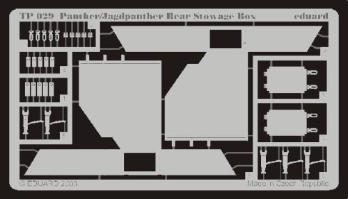 Go to product EDUARD TP029 - 1:35 Panther/Jagdpanther rear stowage box