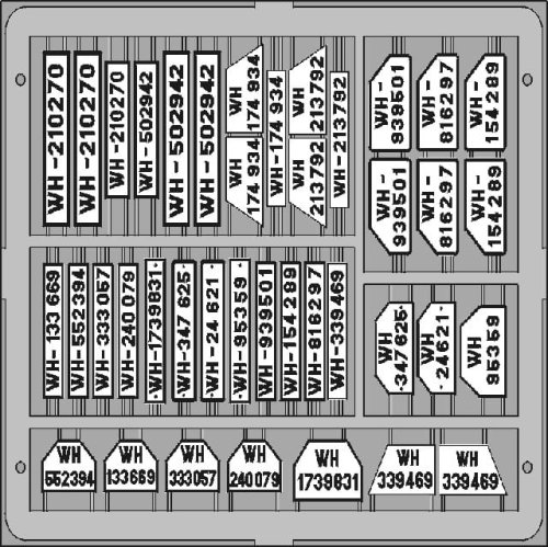Go to product EDUARD TP503 - 1:35 German Car Licence Plates