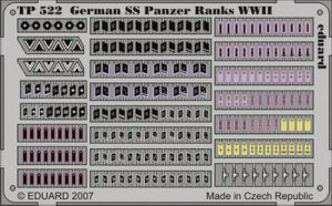 EDUARD TP522 - 1:35 German SS Panzer Ranks WWII