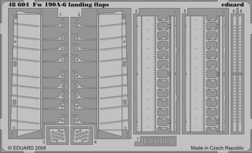 Go to product EDUARD 48604 - 1:48 Fw 190A-6 landing flaps