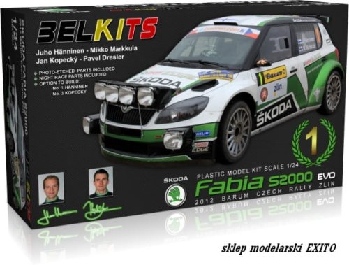 Go to product BELKITS 004 - 1:24 Skoda Fabia S2000 EVO