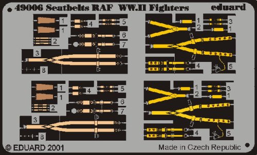 Go to product EDUARD 49006 - 1:48 Seatbelts RAF WWII