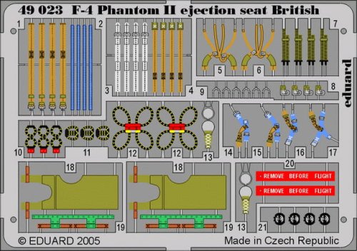 Go to product EDUARD 49023 - 1:48 F-4 ejection seat British