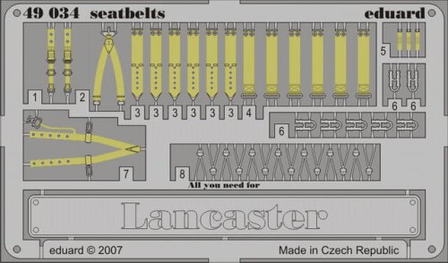 Go to product EDUARD 49034 - 1:48 Lancaster seatbelts