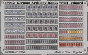 EDUARD 49042 - 1:48 German Artillery Ranks WWII