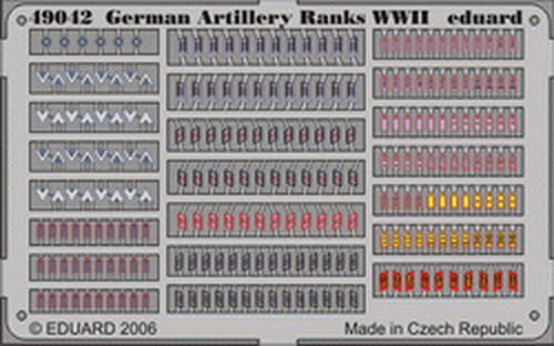 Go to product EDUARD 49042 - 1:48 German Artillery Ranks WWII