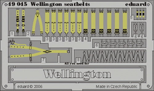 Go to product EDUARD 49045 - 1:48 Wellington seatbelts
