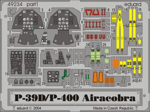 Go to product EDUARD 49234 - 1:48 P-39D/P-400