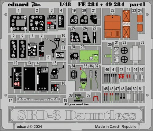 Go to product EDUARD 49284 - 1:48 SBD-3