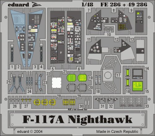 Go to product EDUARD 49286 - 1:48 F-117A