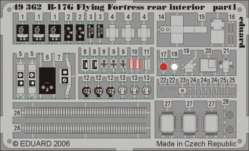Go to product EDUARD 49362 - 1:48 B-17G rear interior