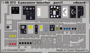 EDUARD 49371 - 1:48 Lancaster interior