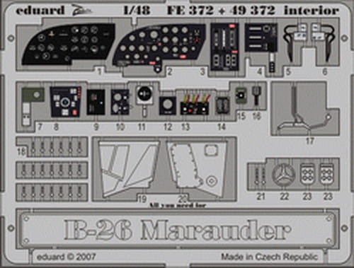 Go to product EDUARD 49372 - 1:48 B-26 interior