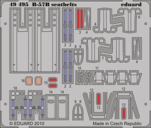 EDUARD 49495 - 1:48 B-57B seatbelts