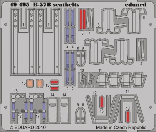 Go to product EDUARD 49495 - 1:48 B-57B seatbelts