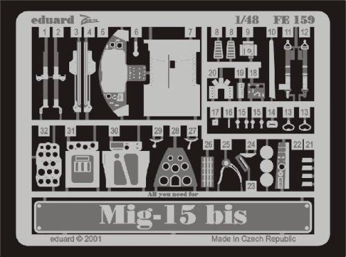 Go to product EDUARD FE159 - 1:48 MiG-15bis
