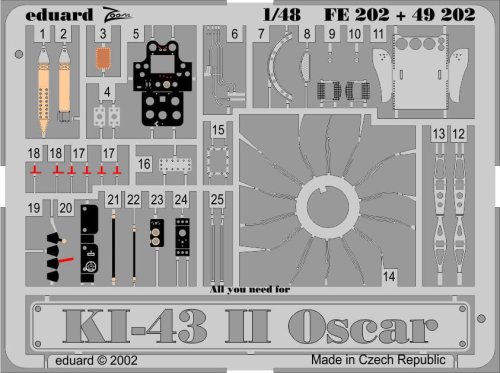Go to product EDUARD FE202 - 1:48 Ki-43 II Oscar