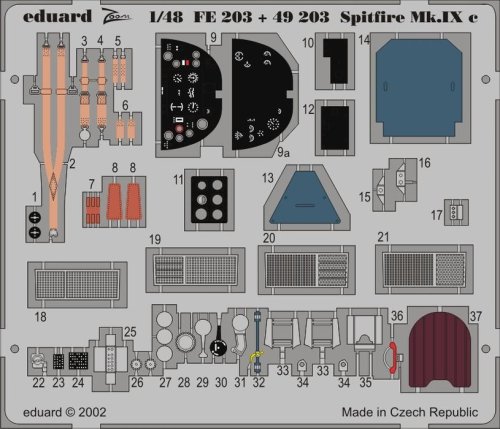 Go to product EDUARD FE203 - 1:48 Spitfire Mk.IXc