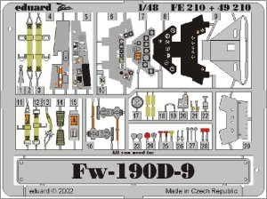 EDUARD FE210 - 1:48 Fw 190D-9