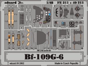 EDUARD FE211 - 1:48 Bf 109G-6
