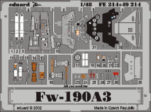 EDUARD FE214 - 1:48 Fw 190A-3