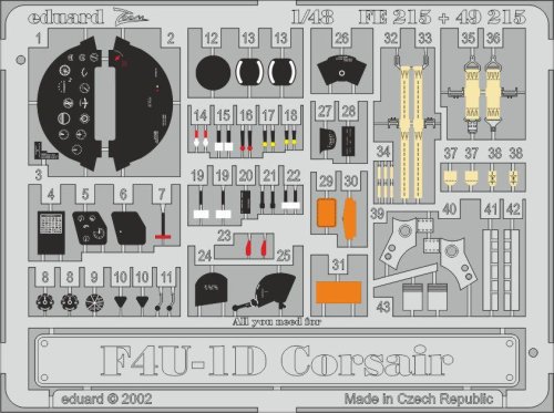 Go to product EDUARD FE215 - 1:48 F4U-1D