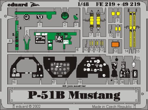 Go to product EDUARD FE219 - 1:48 P-51B