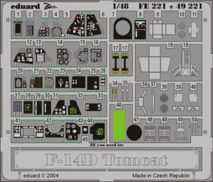 EDUARD FE221 - 1:48 F-14D