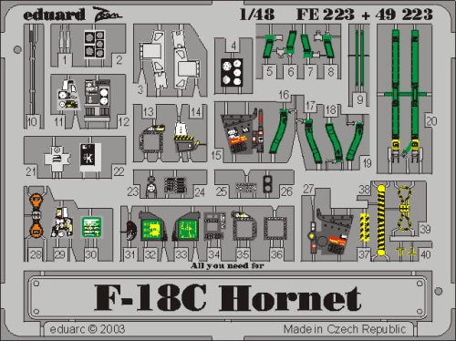 Go to product EDUARD FE223 - 1:48 F-18C