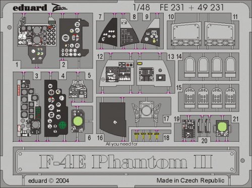 Go to product EDUARD FE231 - 1:48 F-4E