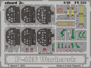 EDUARD FE233 - 1:48 P-40N