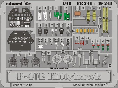 Go to product EDUARD FE241 - 1:48 P-40E