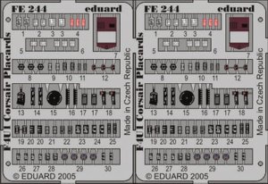 EDUARD FE244 - 1:48 F4U-1 placards