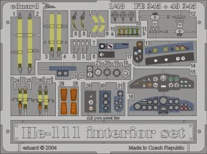 EDUARD FE245 - 1:48 He 111 interior
