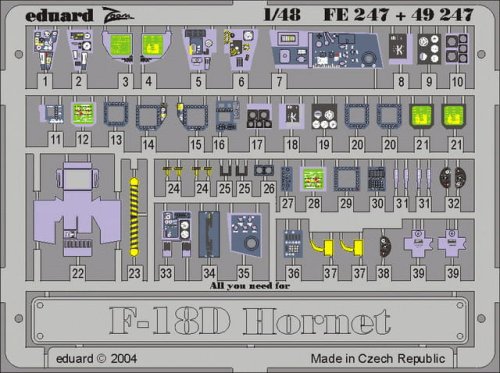 Go to product EDUARD FE247 - 1:48 F-18D