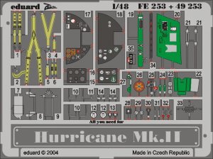 EDUARD FE253 - 1:48 Hurricane Mk.II