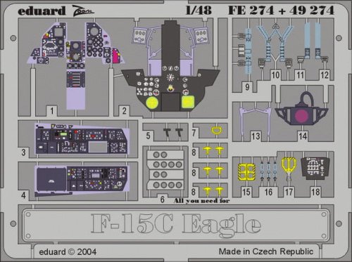 Go to product EDUARD FE274 - 1:48 F-15C