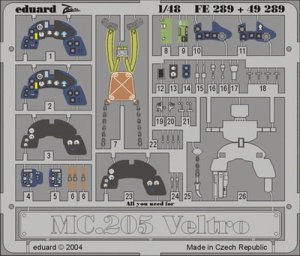 EDUARD FE289 - 1:48 MC 205 Veltro