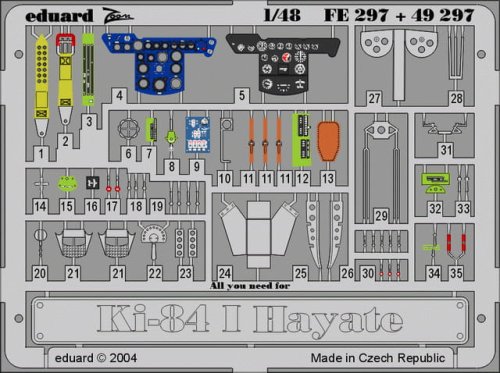 Go to product EDUARD FE297 - 1:48 Ki-84 I Hayate