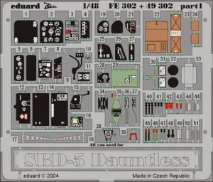 EDUARD FE302 - 1:48 SBD-5