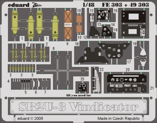Go to product EDUARD FE303 - 1:48 SB2U-3